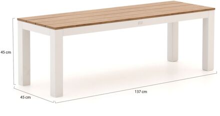 Bellagio Fidenza 160cm picknickset 3-delig - Laagste prijsgarantie! Wit