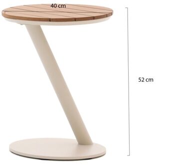 Bellagio Loiano bijzet tuintafel ø40cm (h:52cm) - Laagste prijsgarantie! Bruin