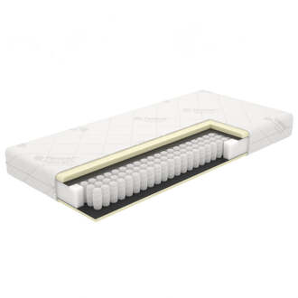 Bellagio Matras Dreamline - Pocketvering & NASA Traagschuim - 140x220cm Met Pocketvering & NASA Traagschuim Kern - Van Bellagio - Comfort: Medium Stevig - Dekbed-Discounter.nl