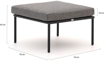 Bellagio Nova Siri lounge voetenbank 70x70cm - Laagste prijsgarantie! Grijs