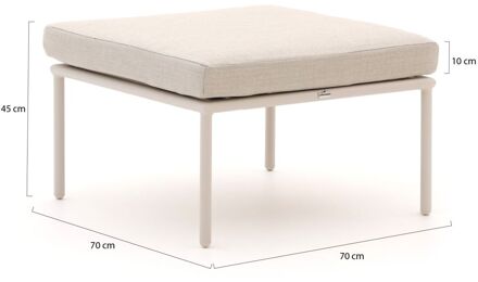 Bellagio Nova Siri lounge voetenbank 70x70cm - Laagste prijsgarantie! Taupe