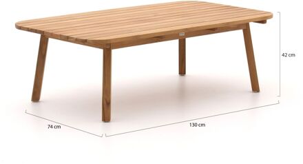 Bellagio Perzano lounge tuintafel 130x74x42cm - Laagste prijsgarantie! Bruin