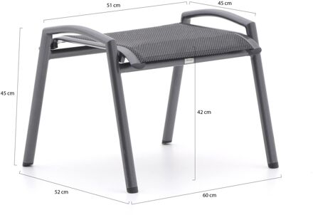 Bellagio Stresa voetenbank - Laagste prijsgarantie! Grijs