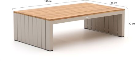 Bellagio Ummari lounge tuintafel 140x85x42cm - Laagste prijsgarantie! Taupe