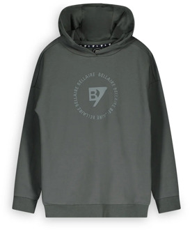 Bellaire Jongens hoodie met logo urban chic Grijs - 128