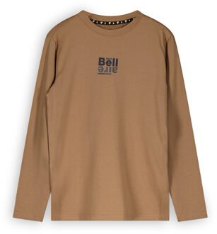 Bellaire Jongens shirt met logo ie Bruin - 176