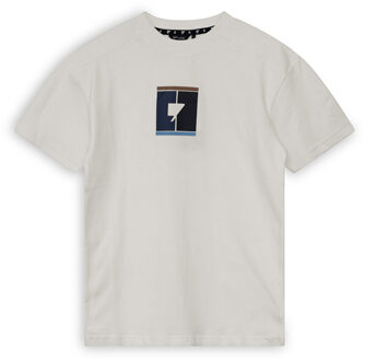 Bellaire Jongens t-shirt fancy - Sneeuw wit - Maat 146/152