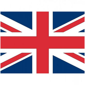 Bellatio Decorations 10x stuks Vlag Engeland stickers