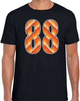 Bellatio Decorations 1988 EK / Nederlands elftal supporter t-shirt zwart voor heren 2XL - Feestshirts