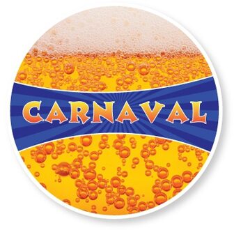 Bellatio Decorations 25x Bierviltjes Carnaval Multi