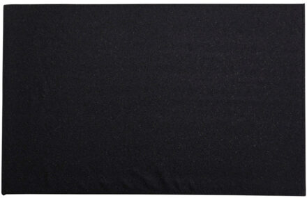 Bellatio Decorations 2x Rechthoekige glitter placemats/onderleggers zwart 44 x 29 cm - Diner/kerstdiner placemats