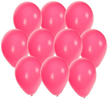 Bellatio Decorations 30x stuks Roze party ballonnen 27 cm - Ballonnen