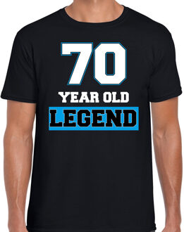 Bellatio Decorations 70 legend verjaardag cadeau t-shirt zwart voor heren S