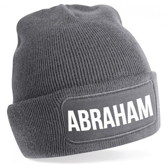 Bellatio Decorations Abraham muts unisex one size - Grijs