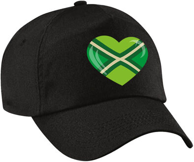 Bellatio Decorations Achterhoeks hart festival pet zwart volwassenen