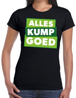 Bellatio Decorations Alles kump goed zwart festival t-shirt dames M