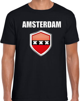 Bellatio Decorations Amsterdam t-shirt zwart heren - Amsterdamse shirt / kleding - Amsterdam outfit 2XL