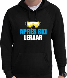 Bellatio Decorations Apres ski hoodie Apres ski leraar zwart heren - Wintersport capuchon sweater XL