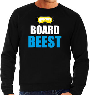 Bellatio Decorations Apres ski sweater Board Beest zwart heren - Wintersport trui - Foute apres ski outfit 2XL