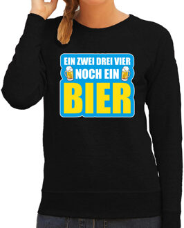Bellatio Decorations Apres-ski sweater / trui Wintersport Noch ein bier zwart voor dames XS - Feesttruien