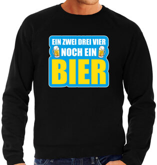 Bellatio Decorations Apres-ski sweater / trui Wintersport Noch ein bier zwart voor heren 2XL - Feestshirts