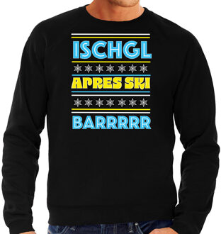 Bellatio Decorations Apres ski sweater voor heren - Ischgl - zwart - apresski kroeg - skien/snowboarden - wintersport 2XL