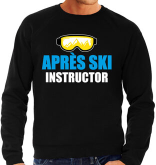 Bellatio Decorations Apres ski trui Apres ski instructor zwart heren - Wintersport sweater - Foute apres ski outfit S