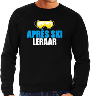 Bellatio Decorations Apres ski trui Apres ski leraar zwart heren - Wintersport sweater - Foute apres ski outfit S