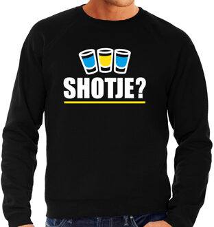 Bellatio Decorations Apres ski trui Schotje zwart heren - Wintersport sweater - Foute apres ski outfit 2XL