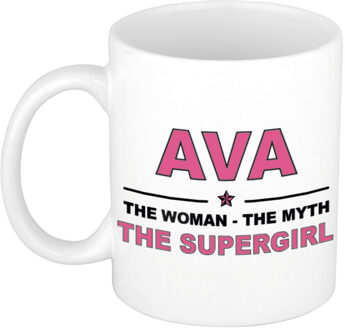 Bellatio Decorations Ava The woman, The myth the supergirl cadeau koffie mok / thee beker 300 ml