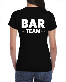 Bellatio Decorations Bar team / personeel tekst horeca t-shirt zwart voor dames