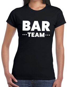 Bellatio Decorations Bar Team / personeel tekst t-shirt zwart dames M