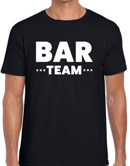 Bellatio Decorations Bar team / personeel tekst t-shirt zwart heren 2XL