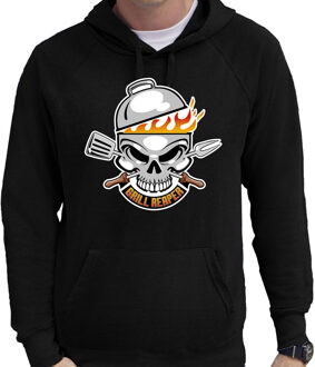 Bellatio Decorations Barbecue cadeau hoodie Reaper zwart voor heren - bbq hooded sweater 2XL