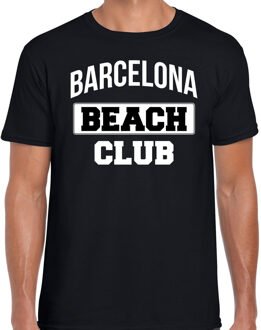 Bellatio Decorations Barcelona beach club zomer t-shirt zwart voor heren