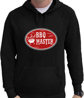 Bellatio Decorations BBQ / Barbecue master hoodie zwart - cadeau sweater met capuchon voor heren - Verjaardag / Vaderdag kado 2XL