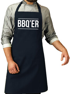 Bellatio Decorations BBQ-ER barbecueschort heren navy