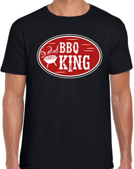 Bellatio Decorations BBQ king cadeau t-shirt zwart voor heren 2XL