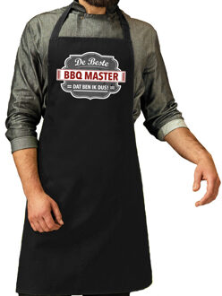 Bellatio Decorations BBQ Master keukenschort zwart heren