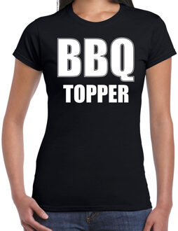 Bellatio Decorations BBQ topper bbq / barbecue cadeau t-shirt zwart voor dames