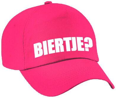 Bellatio Decorations BD Biertje? Drank feest baseball cap - roze - vrijgezellenfeest