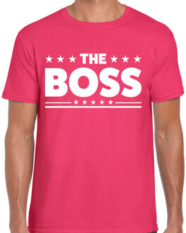 Bellatio Decorations BD Cadeau T-shirt voor heren - The Boss - Foute Party / thema kleding M