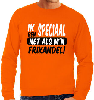 Bellatio Decorations BD Koningsdag verkleed sweater heren - ik ben speciaal - oranje S