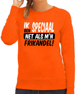 Bellatio Decorations BD Koningsdag verkleed sweater - ik ben speciaal - frikandel - dames 2XL