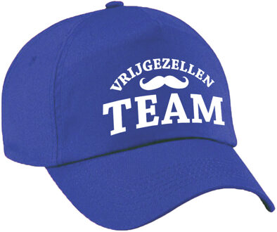 Bellatio Decorations BD vrijgezellenfeest petje - Vrijgezellen Team - heren - blauw - caps