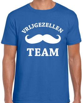 Bellatio Decorations BD Vrijgezellenfeest t-shirt heren - blauw - vrijgezellen team 2XL