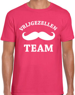 Bellatio Decorations BD Vrijgezellenfeest t-shirt heren - roze - vrijgezellen team XL