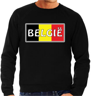 Bellatio Decorations Belgie landen sweater zwart heren
