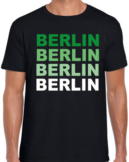 Bellatio Decorations Berlin / Berlijn t-shirt zwart voor heren M