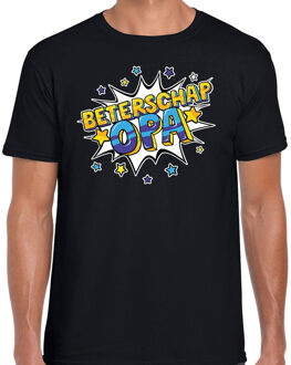 Bellatio Decorations Beterschap opa cadeau shirt zwart voor heren XL
